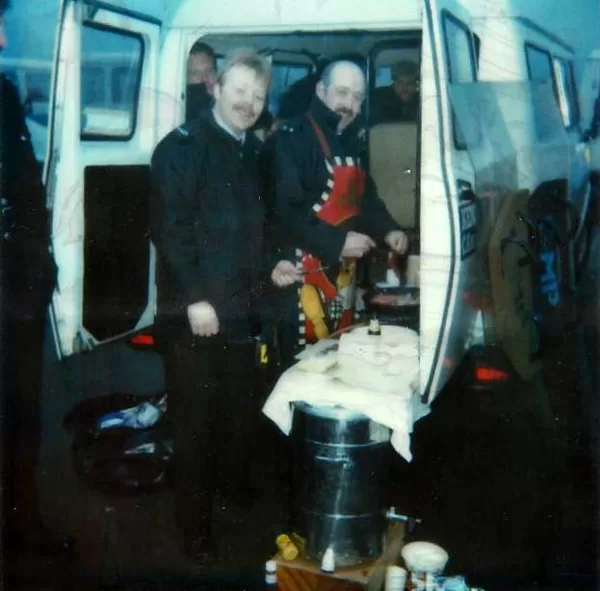Miners strike chuck wagon