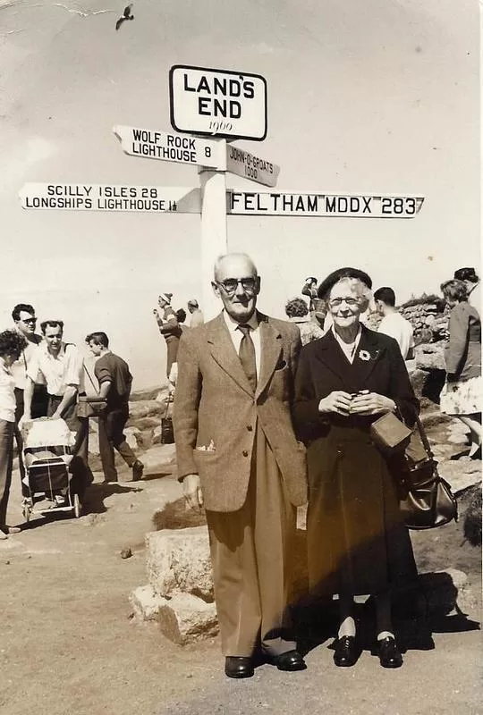 Gran and Grandad on holiday
