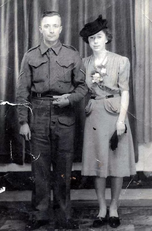 Marion mum and dads wedding day 