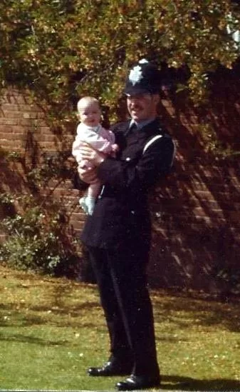 Me at the Police Training College Bruche Warrinton